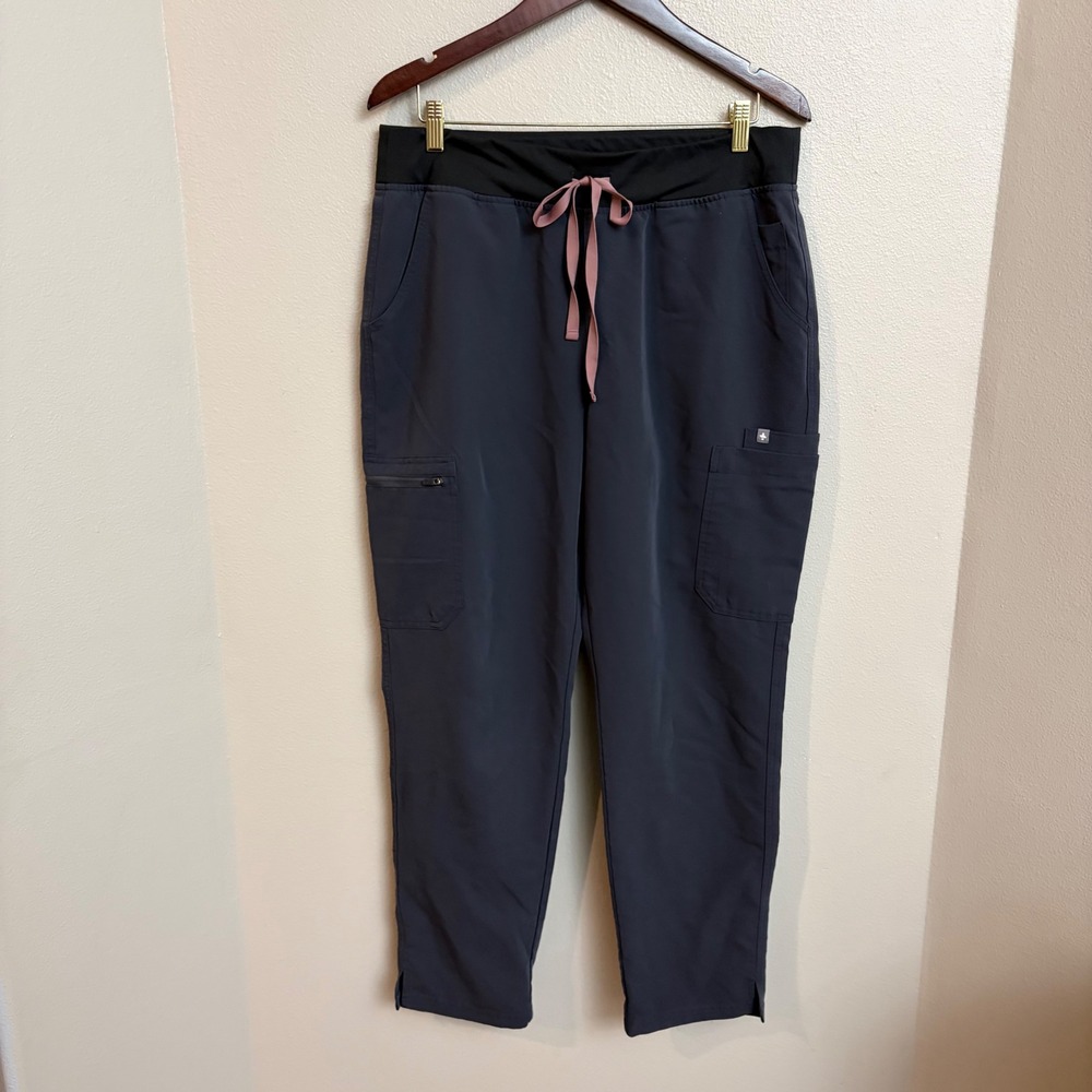 FIGS Scrub Pants XL Graphite Grey Technical Collection Cargo Jogger W23SW2019